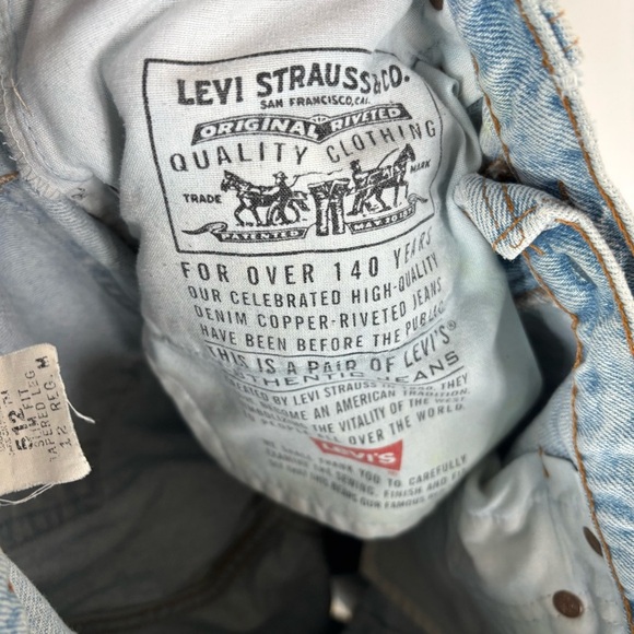 Levi’s 512 Slim Fit Tapered Leg Jeans Size 12 - Picture 8 of 8